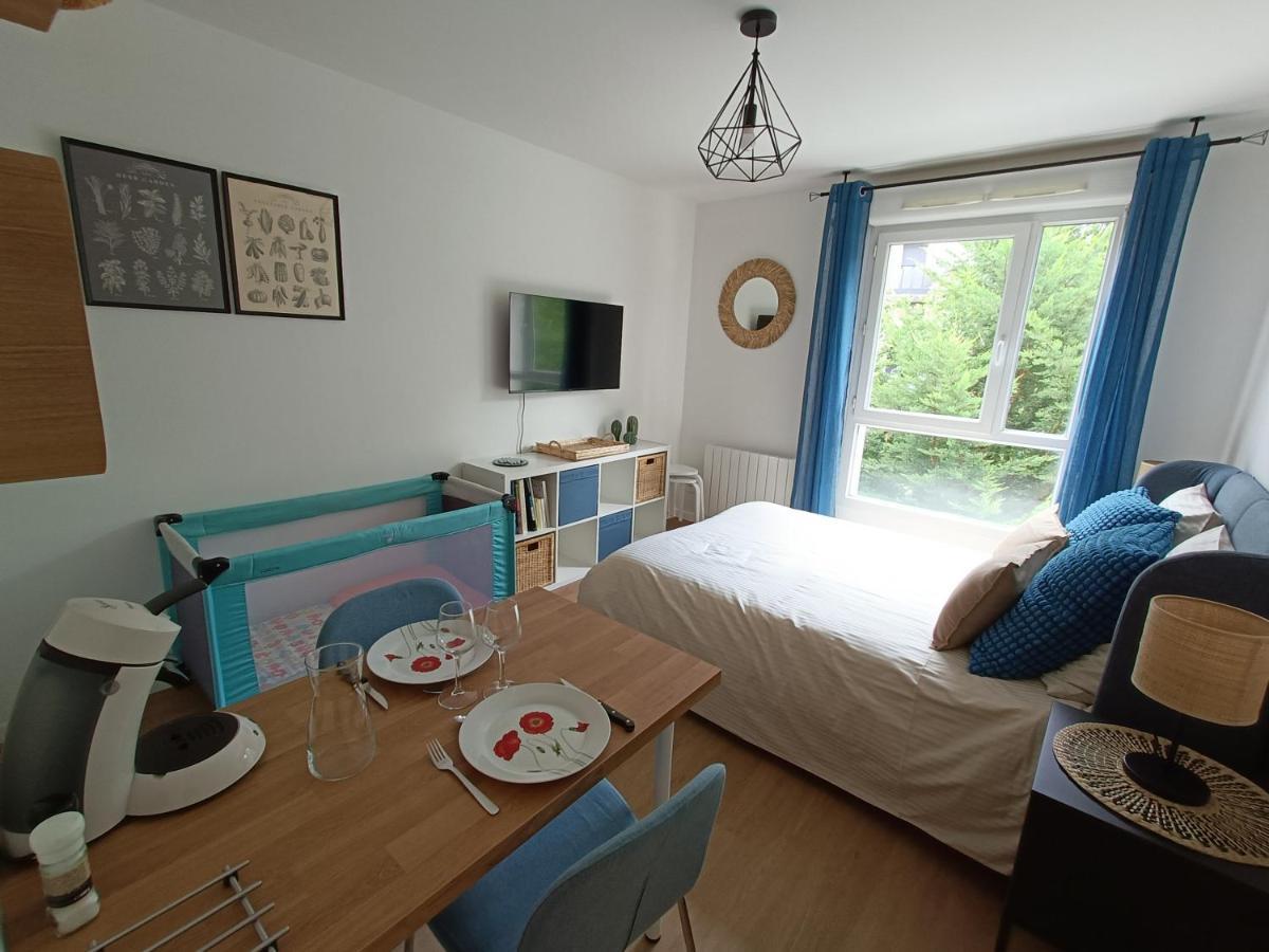 Studio Cosy Neuf + Lit Bebe A 4 Minutes Rer A Montévrain Exterior photo