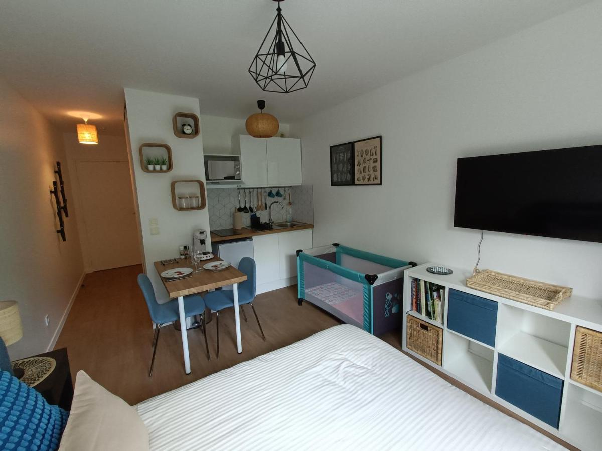 Studio Cosy Neuf + Lit Bebe A 4 Minutes Rer A Montévrain Exterior photo
